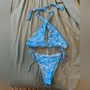 Zaful twist neck bikini